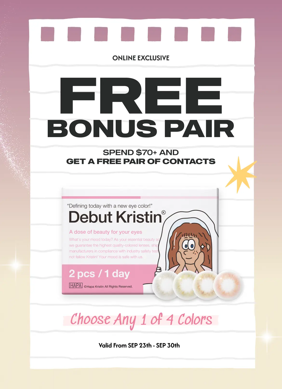 September Mini Event
